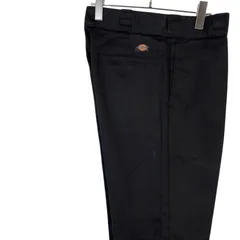 Dickiesディッキーズ874ワークパンツツイル生地ロゴタグワンポイント黒ブラックvintageヴィンテージ50117