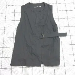 ◇ Θ niko and … ニコアンド シンプル系 ノースリーブ ノースリーブベスト サイズL ブラック系 レディース E  【1508200023618】