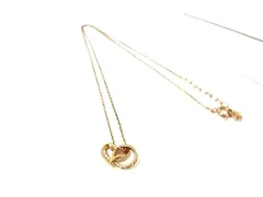 ■美品■  Samantha Tiara サマンサティアラ SV925 ハート ネックレス ペンダント アクセサリー ピンクゴールド系 DH6398