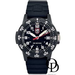 【ODAFUKU】【おだ福】【おだふく】 【中古】 ルミノックス Luminox レザーバックシータートル0300シリーズ LEATHERBACK SEA TURTLE 0300 SERIES 0301.L クォーツ メーカー箱 美品 ユニセックス