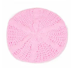 ベレー帽 ニット帽子 編み  キャップ 冬 女性 レディース 春 Y2k おしゃれ ライトピンクライトピンクP_0