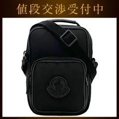現行/極美品✨モンクレール ショルダーバッグ レザー ロゴ ミニトート 黒 MONCLER 24SS新作 モンクレール レディース MINI KNIT TOTE