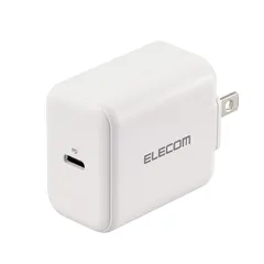 【迅速発送】エレコム 充電器 Type-C USB-C コンセント USB PD対応 20W 【 iPhone 16 15 14 Android タブレット 対応 】 ホワイト EC-AC09WH