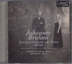 [CD/Lawo]ブラームス:ヴィオラ・ソナタ第1番ヘ短調Op.120-1&ヴィオラ・ソナタ第2番変ホ長調Op.120-2/ヘンニンゲ・ランドース(va)&ティム・ホートン(p)