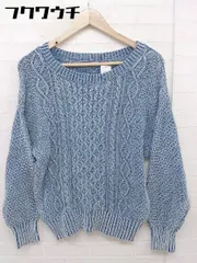 ◇ BAYFLOW ベイフロー コットン ニット 長袖 セーター サイズ2 ネイビー レディース  【1112200002049】