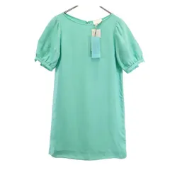 ケイトスペード 半袖 ワンピース 2 グリーン系 Kate Spade バックリボン レディース 【中古】  【230728】