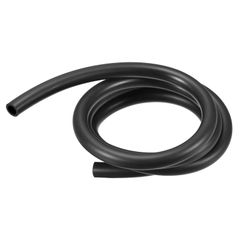 新品 DMiotech 6mm x 10mm 1M ブラック ゴム製潤滑剤チューブ 耐油性 プラスチックチューブ オイルホース 水管用