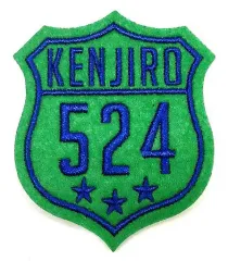 【中古】バッジ・ピンズ(男性) 山下健二郎(524/グリーン) ワッペンバッジ 「三代目J Soul Brothers LIVE TOUR 2016-2017 ”METROPOLIZ”」 カプセル景品