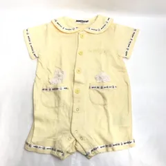 North Fay【ノースフェイ】ロンパース【ベビー80/黄色系/yellow/ivory】カバーオール/Tops◆BJ076-b