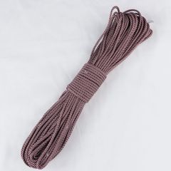 【アウトレット品】パラコード　4mm×30m　 エンジ×ホワイト　D