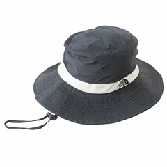 ザノースフェイス THE NORTH FACE 美品 サンライズハット 帽子 つば広 ナイロン L ブラック 黒 NNW02041 0604