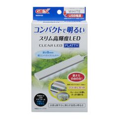【数量限定】【人気商品】スリム高輝度LED ホワイト 40cm以下水槽 フラッティ クリアLED GEX ジェックス