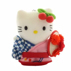 サンリオ - ハローキティ　キティ　山形　さくらんぼ　キーホルダー　ぬいぐるみ　マスコット ハローキティ キティ 山形 さくらんぼ キーホルダー ぬいぐるみ