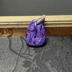 天然石★【チャロアイト】★ペンダント 天然石B  25.8*19.2*7mm ZB4428