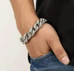 ジルコニア 喜平ブレスレット ヒップホップ