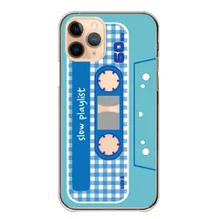 シンプルスマホ6 A201SH ケース カバー スマホケース ハードケース レトロ ポップ カセットテープ チェック おしゃれ かわいい おもしろ クリア カラー02