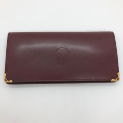 Cartier カルティエ 長財布 二つ折り財布 マストライン レザー ブランドロゴ レディース メンズ