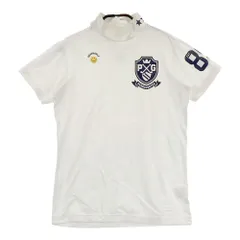 サイズ：0 PEARLY GATES パーリーゲイツ  ハイネック半袖Tシャツニコちゃん  ホワイト系 [240101335838]# ゴルフウェア レディース ストスト
