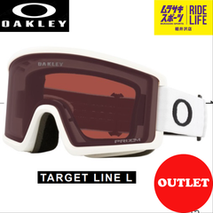 【ムラスポ公式】OAKLEY　オークリー　TARGET LINE L（PRDGY）　23-24　NEW　ゴーグル　スノーボード　20％OFF
