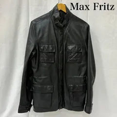 ○max fritz マックスフリッツ レザーライダースジャケット ブラック 男の傑作品、再び。｜TOKYOlife