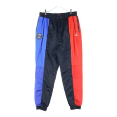 NIKE (ナイキ) ×PARIS SAINT-GERMAIN JORDAN SUITE PANTS パリサンジェルマン ジョーダンブランド スーツ トラックロングパンツ ブラック/レッド/ブルー BQ8375-011