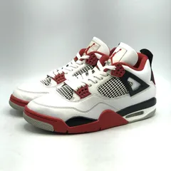 【中古】NIKE AIR JORDAN 4 RETRO OG Fire Red 2020 サイズ28cm DC7770-160 ナイキ エアジョーダン4 ファイヤーレッド[17]
