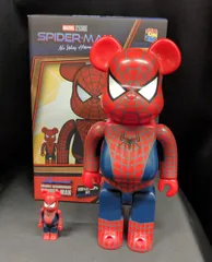 MEDICOMTOY BE@RBRICK NEIGHBORHOOD　SPIDER MAN 100+400%のサムネイル