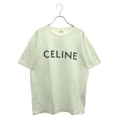 セリーヌ CELINE 半袖Tシャツ Tシャツ 2X681671Q ホワイト コットン Tシャツ ユニセックス Used C