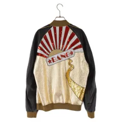 SAINT LAURENT PARIS (サンローランパリ) 16SS Sequin Teddy Leather Jacket スパンコール テディレザージャケット ゴールド/ブラック 45CP 413840 Y5MRI 2079のサムネイル