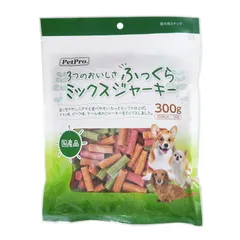 ペットプロ ペットプロ 3つのおいしさふっくらミックスジャーキー300g 犬用おやつ （1点）