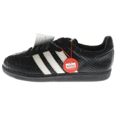 adidas (アディダス) Samba OG Made in Italy Crocodile サンバ OG メイド イン イタリー クロコダイル ローカットスニーカー ブラック US6/24cm IE9120