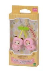シルバニアファミリーキーチェーン　さくらんぼ　リンゴ　2個セット シルバニアファミリー 赤ちゃん キーチェーン さくらんぼ リンゴ