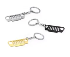 フロントグリル キーホルダー キーリング カーフェイスグリル ジープラングラー wrangler おしゃれ キーチェーン リング 車 鍵 小物 合金製 メタリック 4WD 四輪駆動 四駆 誕生日 記念日 select ギフト プレゼント