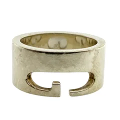 グッチ リング 指輪 Gモチーフ Gリング ダブルG アクセサリー ジュエリー シルバー SV925 GUCCI [サイズ13] メンズ レディース 高級感 人気モデル 定番デザイン