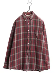 【お得なクーポン配布中!】 80s USA製 エルエルビーン チェック ボタンダウン フランネル シャツ メンズ M / LLBEAN ヴィンテージ 長袖シャツ ネルシャツ マルチカラー