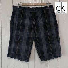 ck カルバンクライン　Calvin Klein　ショーツ　チェック　ハーフパンツ　サイズ32