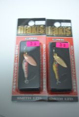 スミス　ニアキス　3g　2個セット　フィッシュボディースピナー　アカキンヤマメ　レッドパーマーク