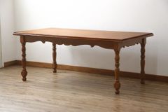 ★事前問合せ必須★ 横浜クラシック家具 ダニエル daniel アーリーアメリカンシリーズ Michel ミッシェル A-307 ダイニングテーブル 中古 ミッシェルテーブル 4人掛け 6人掛け 食卓 リペア+発送まで3週間前後 R-079035