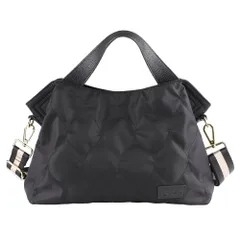 ☆ ブラック ☆ LIZDAYS キルティングナイロンショルダーバッグ トートバッグ レディース キルティング ショルダーバッグ ハンドバッグ 鞄 かばん バッグ バック 斜めがけ 大人 軽い 軽量 通勤 通学 おしゃれ きれいめ 肩掛け ナイロン