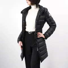 MONCLER モンクレール HERMINE ロング ダウンジャケット BLACK