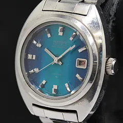 【稼働】SEIKO AT 2205-0520 デイト カットガラス グリーン 稼働】SEIKO AT 2205-0520 デイト カットガラス グリーン - メルカリ