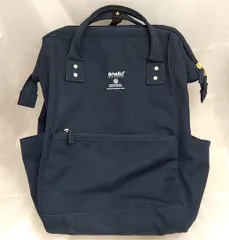 【美品】 anello GRANDE 口金 リュック ネイビー