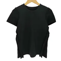 ジェイエヌビーワイ JNBY センソユニコ  ドッキング サイドライン フリンジ カーブ クルーネック Tシャツ レディース JPN：38 のサムネイル