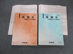 豊富なギフト 河合塾浪人生用テキスト地理B基礎•完成(通年) 参考書