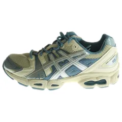 ASICS (アシックス) ×WIND AND SEA GEL NIMBUS 9 1201A801-101 ウィンダンシー ゲルニンバス9 ローカットスニーカー ベージュ US9.5/27.5cm