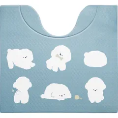 ☆ ビジョンフリーゼ ☆ 拭けるトイレマット 抗菌防臭 北欧風 トイレマット 北欧 おしゃれ 拭けるトイレマット 抗菌 マット 防臭 便所マット はっ水 撥水 ふける 拭ける 清潔 やわらか ぷにぷに 洗濯不要 冷え対策 滑り止め PVC トイレタリーのサムネイル