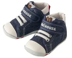 【在庫処分】SALE　mikihouse ミキハウス靴 スニーカーｍロゴ ファーストベビーシューズ12cm 12.5cm 13cm 13.5cm 14cm 14.5cm 15cm出産祝い　お出かけ