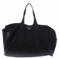 プラダ PRADA ボストンバッグ ハンドバッグ 三角プレートロゴ ナイロン 黒 ブラック /BM ■OH レディースのサムネイル
