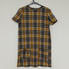 ZARA ザラ　レディース　チェック柄　夏服　ポケット付き　半袖シャツ　半袖  Ｓサイズ　　AHR7-8E