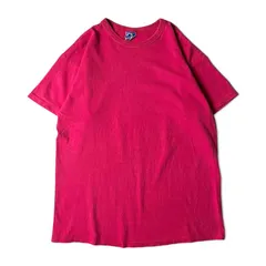 目無し レアカラー 90s Champion 無地 半袖 Tシャツ XL / 90年代 アメリカ製 トリコ チャンピオン ピンク シングル